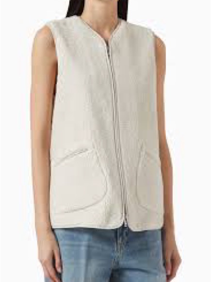 Cos Oversized Faux Fur Shearling Vest